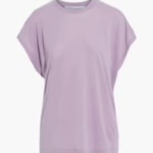 IRO Paulina Lyocell and cotton-blend purple jersey T-shirt